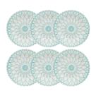 Prato Fundo Cerâmica Estampa Donna Mandala 21,5cm 6un - Biona 091066