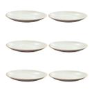 Prato Fundo Coup Organic de Cerâmica 25cm 6 Unidades - Alleanza 7550-118