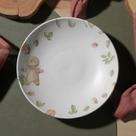 Prato Fundo Coup Stoneware Postais de Natal Louça Premium Mesa Posta Elegante Ceia Natalina Decoração de Luxo