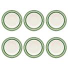 Prato Fundo de Cerâmica Donna Campestre 21,5cm 6un - Biona 135700