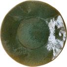 Prato fundo de cerâmica orgânico verde terra viva - haifa collection privée