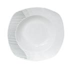 Prato Fundo de Porcelana Brilho de Diamante 21,5cm 1 peça Prato Fundo de Porcelana Brilho de Diamante 21,5cm 1 peça