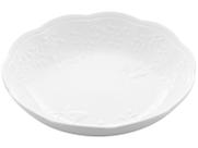 Prato Fundo de Porcelana New Bone Butterfly Flower lyor