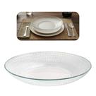 Prato Fundo De Vidro Gema Plus Transparente 23cm Class Home