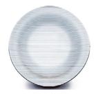 Prato fundo de vidro para decoraçao de mesa