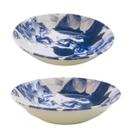 Prato Fundo Floral Azul 21,6cm 6un Cim Toys Prato Fundo Floral Azul 21,6cm 6un Cim Toys