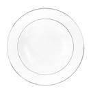 Prato Fundo Porcelana Luxo Borda Prata 20,5cm Majesty Silver Mesa Posta Prato Fundo Porcelana Luxo Borda Prata 20,5cm Majesty Silver Mesa Posta