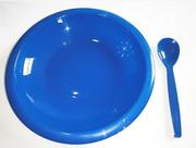 Prato Fundo Redondo Azul 700ml