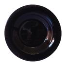 Prato Fundo Redondo de Sopa Cor Preto Aparelho de Jantar 1 Peça