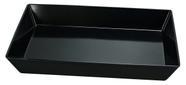 Prato Fundo Retangular Yanco RM-618BK Melamina Preto