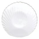 Prato Fundo Tetis em Vidro Opalino Gold Rim Sopa 22,9cm Fullfit