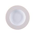 Prato Fundo Tramontina Aurum 23 Cm Em Porcelana Decorada Resistente A Micro-ondas E Lava-louças