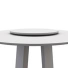 Prato Giratório Para Mesa de Jantar 65cm MDF Com Vidro Lissa N01 Off White - Lyam Decor Prato Giratório Para Mesa de Jantar 65cm MDF Com Vidro Lissa N01 Off White - Lyam Decor