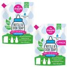 Prato hipoalergênico Baby Bottle Soap Dapple de 1 litro (pacote com 2)