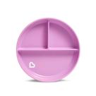 Prato Infantil Munchkin Com Divisória Ventosa Bebê 6m+ Roxo