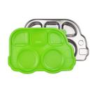 Prato Inox Innobaby com Tampa Hermética para Crianças - Verde