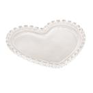 Prato Lyor Coração de Sobremesa de Cristal 18cm x 15,5cm