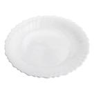 Prato Opalino Vidro 26.5cm Unitário N240082-0 Branco -Quanhe