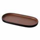 Prato oval 29 x 13cm - dual color terra cota