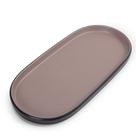 Prato Oval Dual Color Nude 29 cm Melamina 100% Profissional