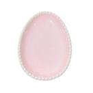 Prato Oval Porcelana Rosa