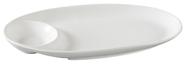 Prato Oval Yanco PS-2011 de Porcelana 28x15 cm Pacote com 12 Prato Oval Yanco PS-2011 de Porcelana 28x15 cm Pacote com 12