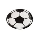 Prato Papel Tema 18cm Bola de Futebol - 10 unid