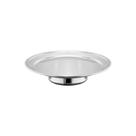 Prato para Bolo com Base Inox Boleira Fruteira Servir 31cm