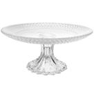 Prato para bolo com pé de cristal Roman Lyor 25x25x12
