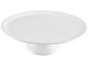Prato para Bolo de Cerâmica Scalla Redondo Milão Pequeno 10,5x28,5cm