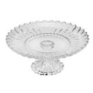 Prato para Bolo de Cristal com Pé Geneva 30x13cm Wolff