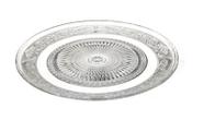 Prato para Bolo de Vidro Cristal 32cm Centro de Mesa