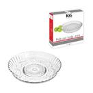 Prato para Bolo Pudim com Borda 30cm Kig Glassware