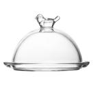 Prato para Doce com Tampa Wolff Bird 15cm x 10cm Cristal