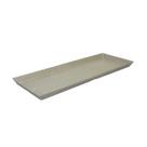 Prato para Jardim Retangular Slim 65 Cinza/Cimento Prato para Jardim Retangular Slim 65 Cinza/Cimento