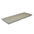 Prato para Jardim Retangular Slim 84 Cinza/Cimento Prato para Jardim Retangular Slim 84 Cinza/Cimento