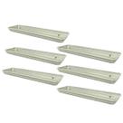 Prato Para Jardineira Floreira Mármore 50cm Nutriplan Kit 6 Prato Para Jardineira Floreira Mármore 50cm Nutriplan Kit 6