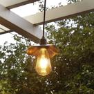 Prato para Lâmpada Pendente tipo Retro Luminária Inox Redondo