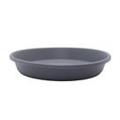 Prato para Plantas Clássico de Plástico 45 cm Cinza Quente The HC Companies