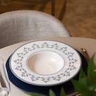 Prato para Risoto Porto 28cm Azul Cerâmica Wolff