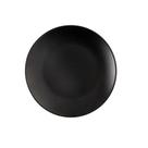 Prato para Sobremesa 18cm Cozy Preto Plástico Coza Avulso Servir Torta Pudim Mousse