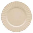Prato para Sobremesa 20cm Gerbera Bege Melamina Mesa Posta Cozinha Servir Prato para Sobremesa 20cm Gerbera Bege Melamina Mesa Posta Cozinha Servir