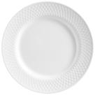 Prato para sobremesa em cerâmica Split White Alleanza 21 cm