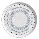 Prato para Sobremesa em Cerâmica Stoneware Artesanal 21,5cm Porto Brasil Doces Frutas Bio Astral