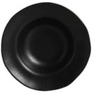 Prato para Sobremesa Porto Brasil Cerâmica 250ml Preto Matte Orgânico 19cm Mesa Posta