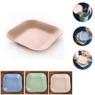 Prato Petisqueira Quadrada Color Sustentável 14cm Sobremesa