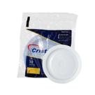 Prato Plastico 15cm Descartavel Cristalcopo C/ 10 Un