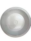 Prato Plastico 21Cm Fundo Branco C/10 Refeição Descartavel Prato Plastico 21Cm Fundo Branco C/10 Refeição Descartavel