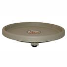 Prato Plástico 40cm c/Rodas (Suporta até 120kg) Cinza OKLA Prato Plástico 40cm c/Rodas (Suporta até 120kg) Cinza OKLA