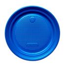 Prato Plástico Descartável Azul Escuro PR15 Com 10 Unidades Plastik Prato Plástico Descartável Azul Escuro PR15 Com 10 Unidades Plastik